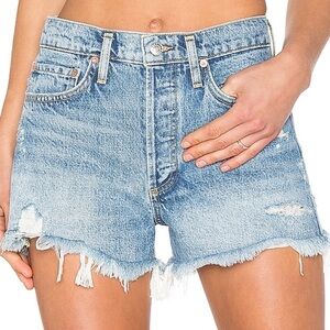 AGOLDE Parker Vintage Cutoff Shorts in Swapmeet. Size 24.